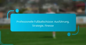 Professionelle Fußballschüsse: Ausführung, Strategie, Finesse